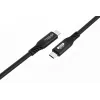 Microconnect USB4CC1-240W-80GBPS cavo USB USB4 Gen 3x2 1 m USB C nero
