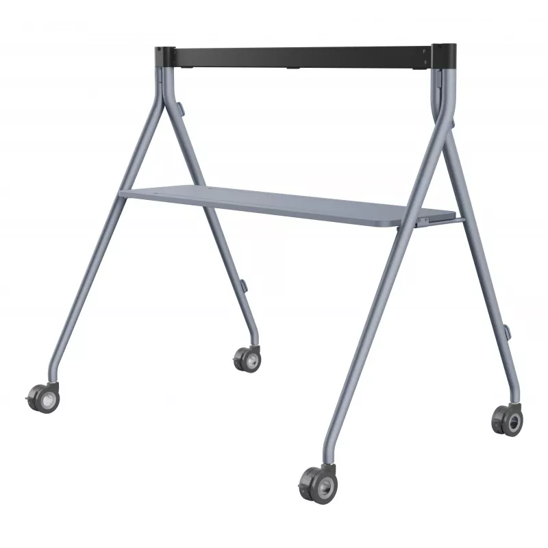 Supporto a pavimento Yealink MB-FS-P750T Argento con ripiano per MeetingBoard Pro 75 pollici
