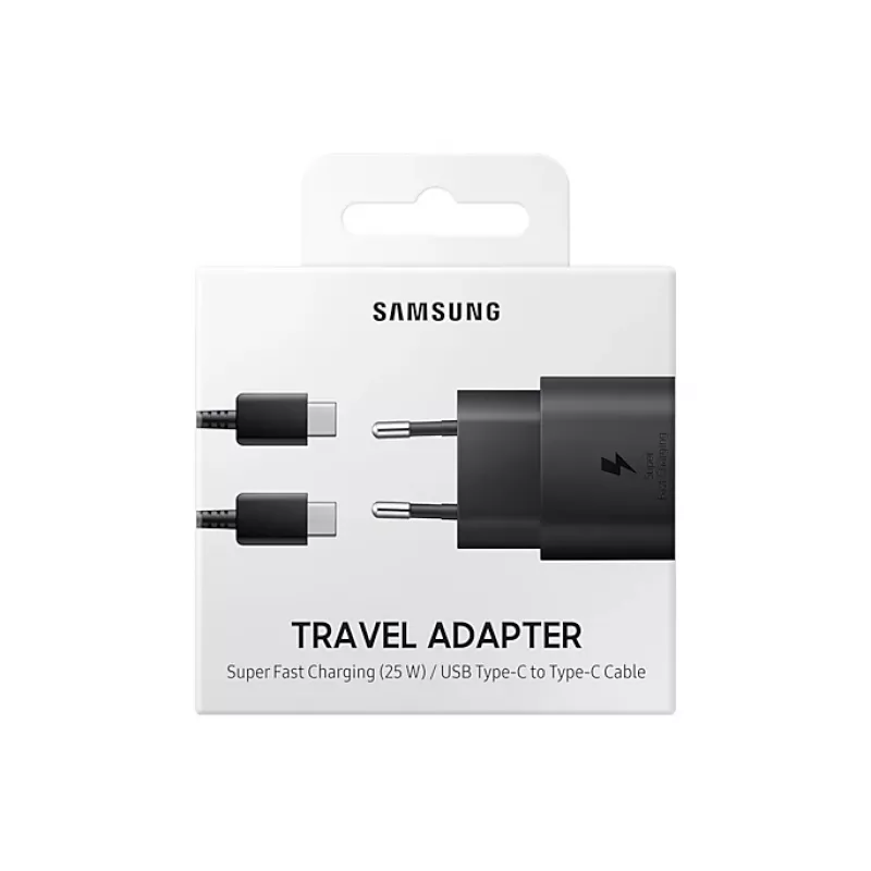 Samsung EP-TA800NBEG Alimentatore/Caricabatterie Interno/Eterno 25 W Nero