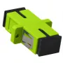 Adattatore in fibra ottica ACT SC-SC simplex multimodale OM5, SC/SC, verde, multimodale, ceramica zirconia, OM5, 1 pz.
