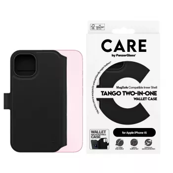 PanzerGlass CARE™ by ® Tango custodia portafoglio 2-in-1 compatibile MagSafe iPhone 15