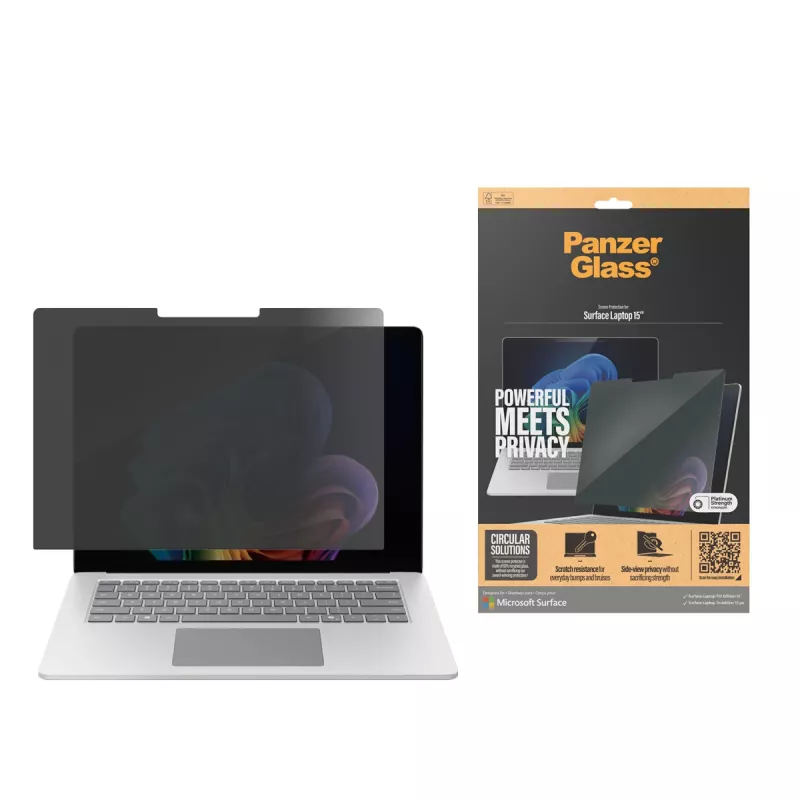 PanzerGlass ® protezione display privacy Microsoft Surface Laptop 7th Edition 15'' | Ultra-Wide Fit