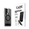 PanzerGlass CARE™ custodia Urban Explorer per Samsung Galaxy S26 Ultra — cover trasparente con kickstand nero e supporto Qi