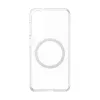 PanzerGlass CARE™ custodia Urban Explorer per Samsung Galaxy S26 — cover trasparente con supporto Qi bianco