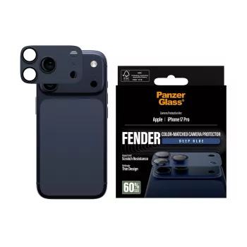PanzerGlass Fender Deep Blue protezione fotocamera per iPhone 17 Pro