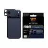 Vetro protettivo fotocamera PanzerGlass Fender Deep Blue per iPhone 17 Pro Max, silicone, antigraffio e antiurto