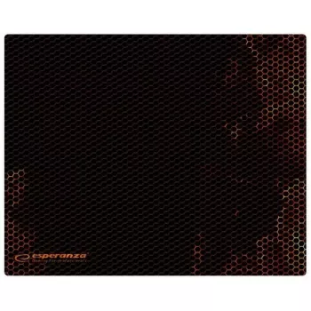 Tappetino mouse ESPERANZA EGP101R — gaming in poliestere, taglia S 250×200×2 mm, base antiscivolo, superficie arancione fantasia