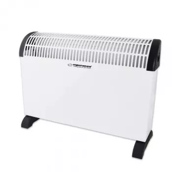Termoventilatore convettore elettrico ESPERANZA EHH008 — 2000 W, 3 livelli di potenza, termostato regolabile, bianco