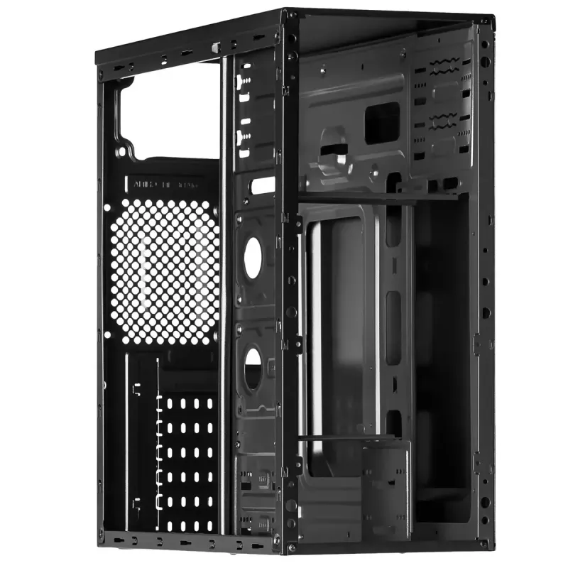 Case per PC Midi-Tower Akyga AK939BL, ATX / Micro-ATX / Mini-ITX, 2x USB 2.0, senza alimentatore, nero