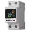 Contatore monofase di consumo energetico QOLTEC 50981 DIN35 230V 50Hz
