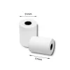 Rotoli termici per cassa QOLTEC 57 x 30 mm 55 g/m² senza BPA, anima 17 mm, 10 pezzi