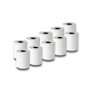Rotoli termici per cassa QOLTEC 57 x 30 mm 55 g/m² senza BPA, anima 17 mm, 10 pezzi