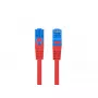 Cavo patch LANBERG RJ-45 Cat6a PCF6A-10CC-0100-R, 1 m, S/FTP, CCA, LSZH, rosso
