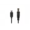 Cavo USB 2.0 LANBERG CA-USBA-13CC-0030-BK — USB B a USB C, 3 m, nero