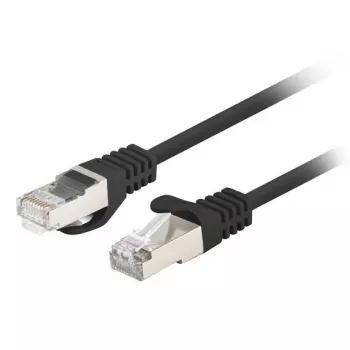 Cavo patch Lanberg PCF6-20CC-0025-BK Cat.6 FTP, 0,25 m, nero, confezione da 10
