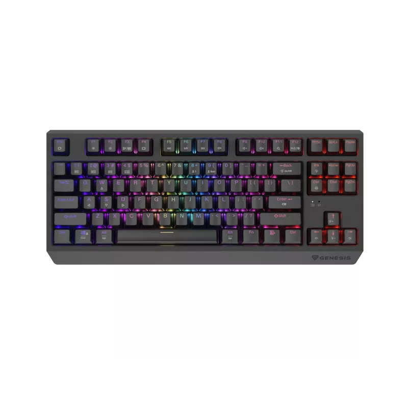 Tastiera GENESIS Thor 230 TKL Gaming USB + RF Wireless + Bluetooth QWERTZ nero