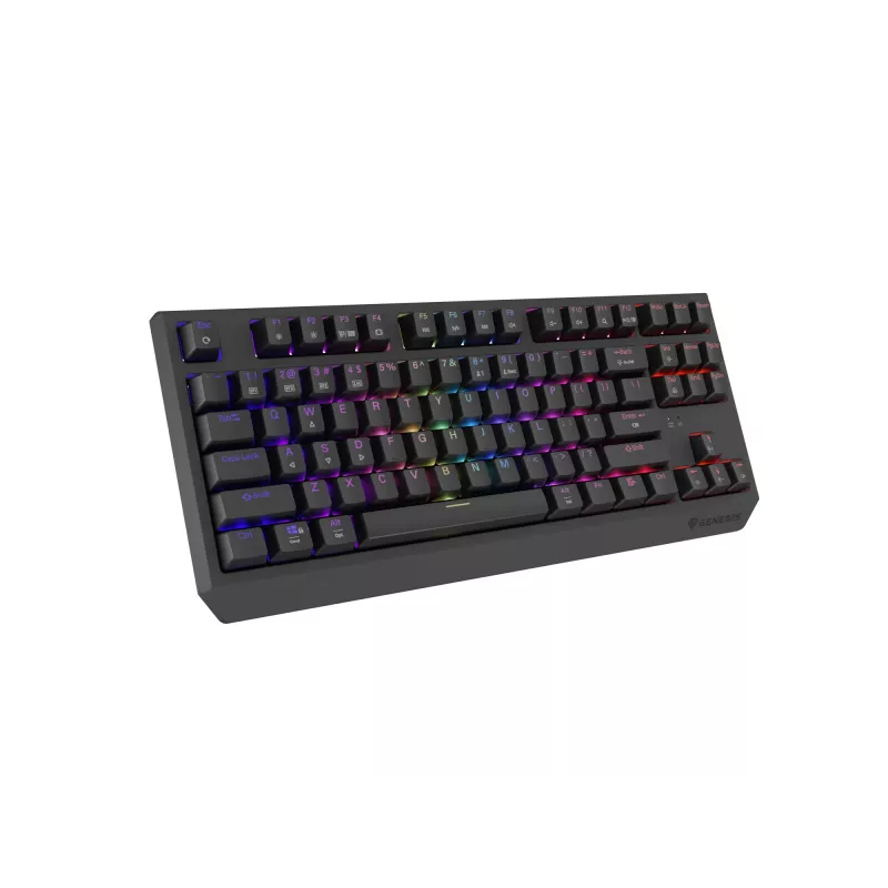Tastiera GENESIS Thor 230 TKL Gaming USB + RF Wireless + Bluetooth QWERTZ nero