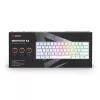 Tastiera gaming Savio WHITEOUT X2 RED USB QWERTY meccanica 61 tasti