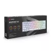Tastiera gaming Savio WHITEOUT X2 RED USB QWERTY meccanica 61 tasti