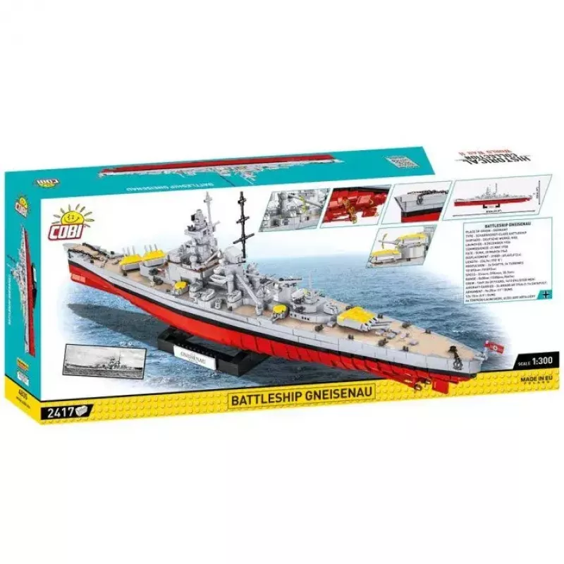 Kit COBI Corazzata Gneisenau 2417 pezzi