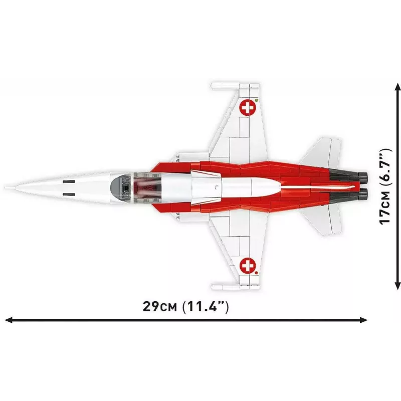 Giocattolo da costruzione Cobi Northrop F-5E Tiger II modello 5857 set di mattoncini