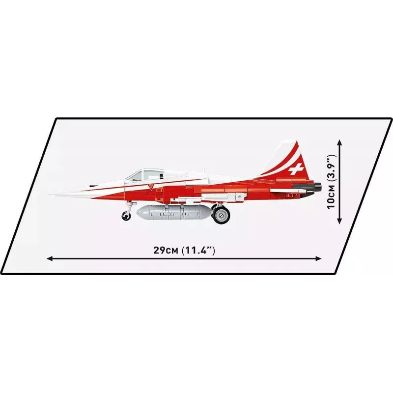 Giocattolo da costruzione Cobi Northrop F-5E Tiger II modello 5857 set di mattoncini