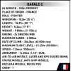 Set di mattoncini da costruzione Cobi Rafale C 551 pezzi modello COBl-5901