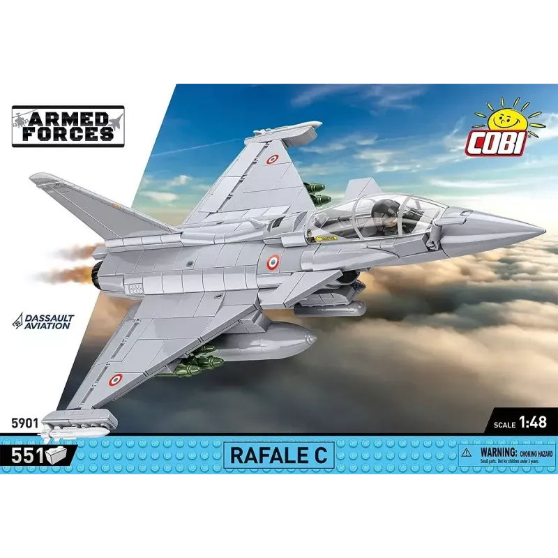 Set di mattoncini da costruzione Cobi Rafale C 551 pezzi modello COBl-5901
