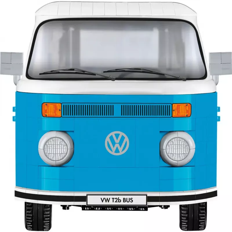 Giocattolo da costruzione Cobi Volkswagen T2b Bus, azzurro/bianco, scala 1:12