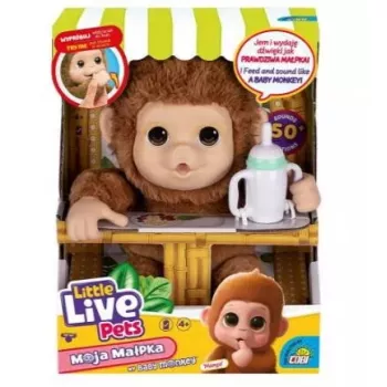 Giocattolo interattivo Cobi Little Live Pets Monkey MO-26613 — giocattolo animale domestico interattivo con suoni e movimenti