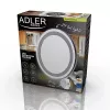 Specchio per trucco da appoggio rotondo bianco Adler AD 2168
