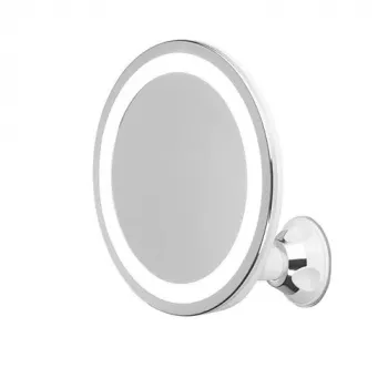 Specchio per trucco da appoggio rotondo bianco Adler AD 2168