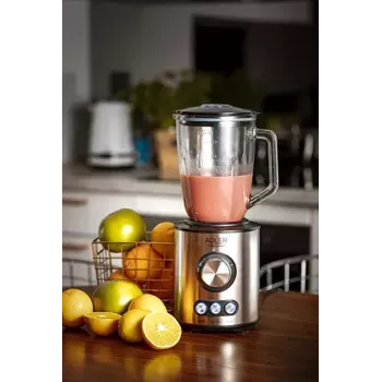 Frullatore da tavolo Adler AD 4078 nero acciaio inox trasparente
