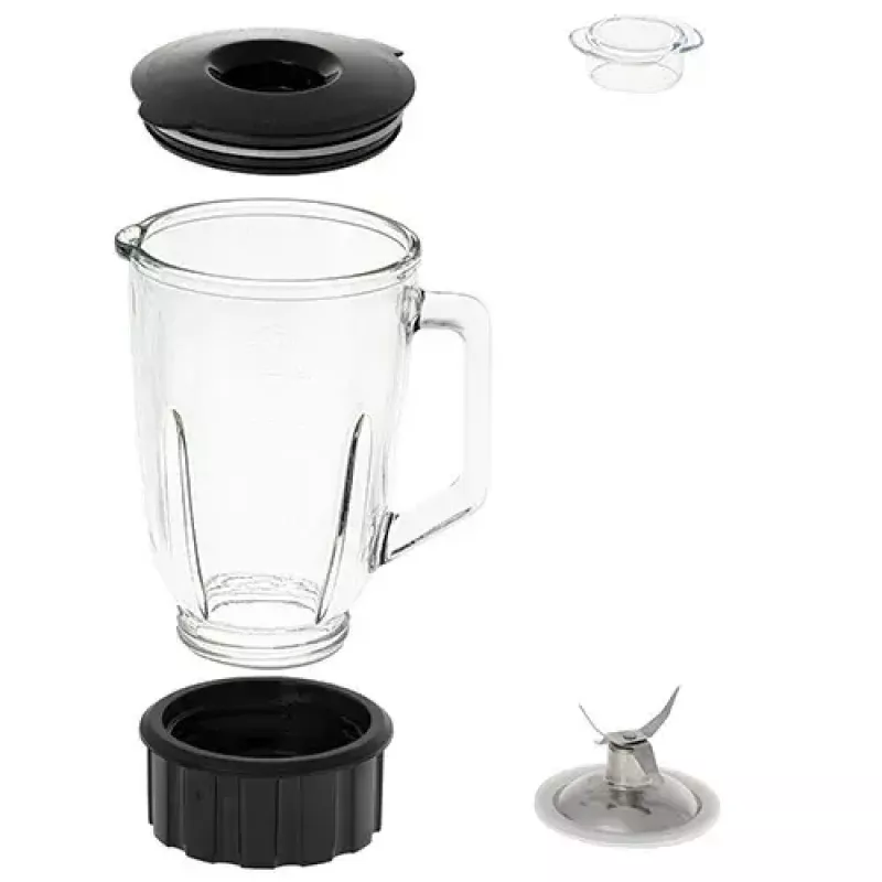 Frullatore da tavolo Adler AD 4078 nero acciaio inox trasparente