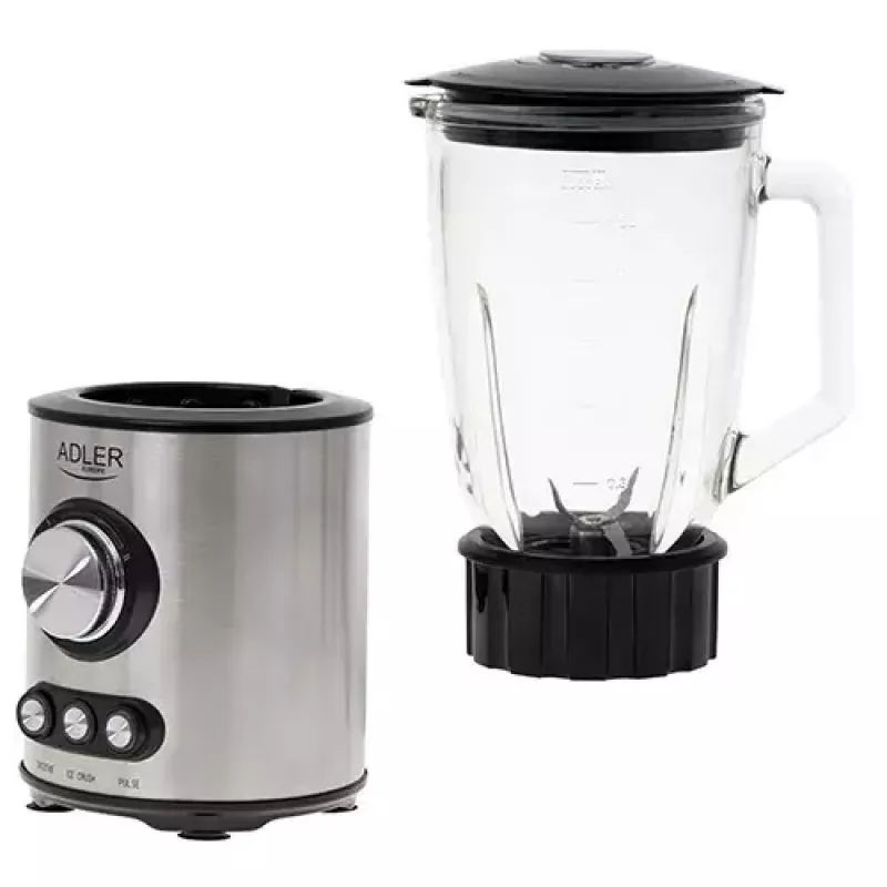 Frullatore da tavolo Adler AD 4078 nero acciaio inox trasparente