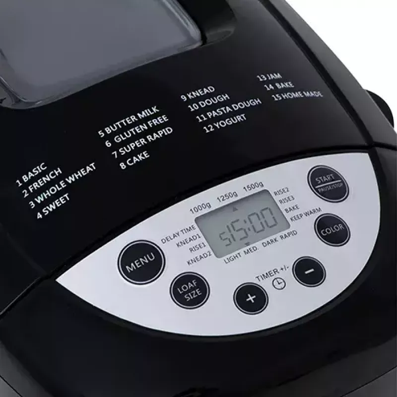 Macchina per il pane Mesko Home MS 6022 850 W nero timer digitale
