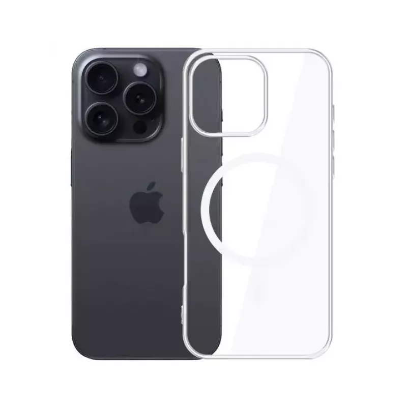 Cover 3MK Clear MagCase per Apple iPhone 16 Pro trasparente