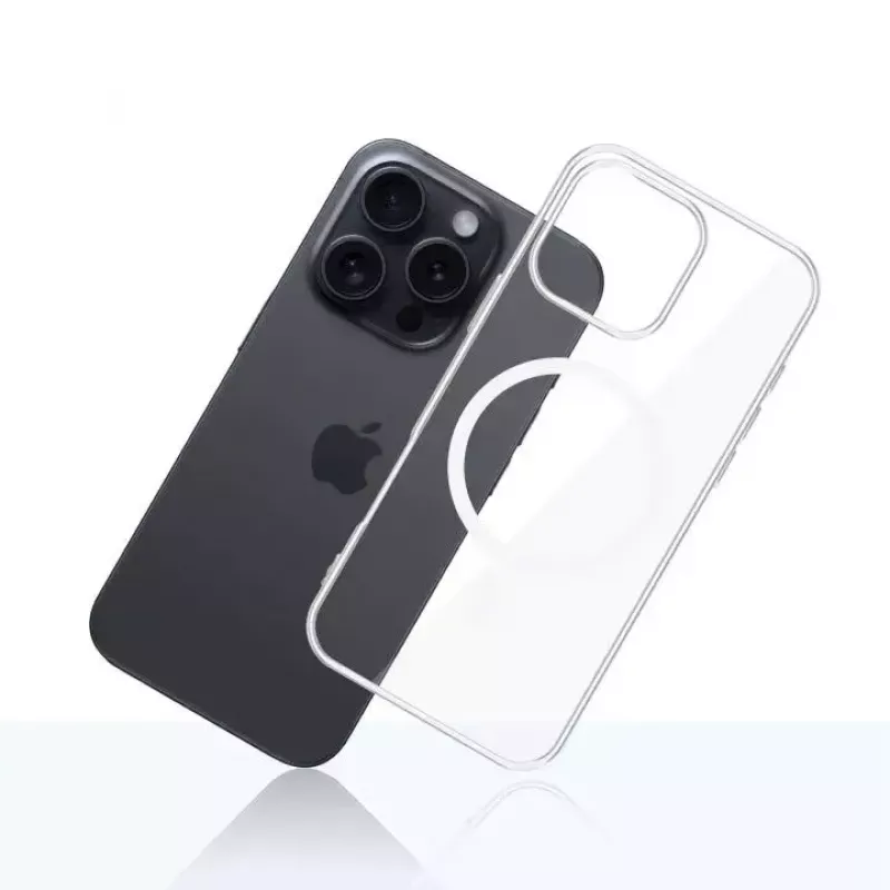 Cover 3MK Clear MagCase per Apple iPhone 16 Pro trasparente