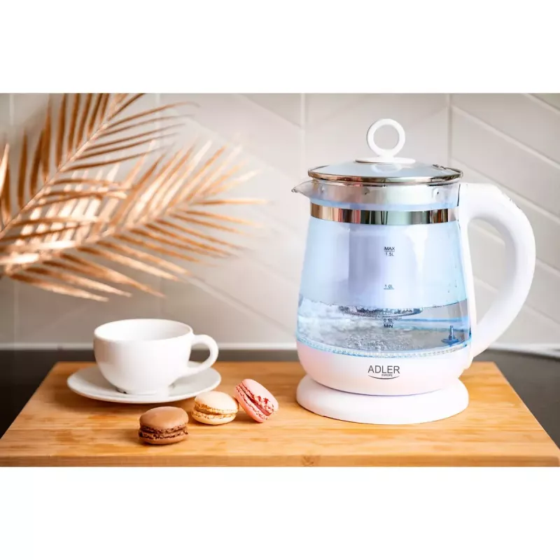 Bollitore Adler AD 1299 1,5 L 1850 W bianco
