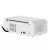 Sveglia Adler AD 1192W – sveglia da comodino compatta con caricabatterie wireless e ingresso AUX, bianco