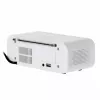 Sveglia Adler AD 1192W – sveglia da comodino compatta con caricabatterie wireless e ingresso AUX, bianco