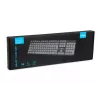 Tastiera USB con filo IBOX Eris IKC2010G — full-size 105 tasti, USB, grigio/nero, resistente all'acqua, cavo 1,8 m