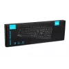 Tastiera USB con filo IBOX Eris IKC2010B – full-size 105 tasti, USB, resistente all'acqua, nero