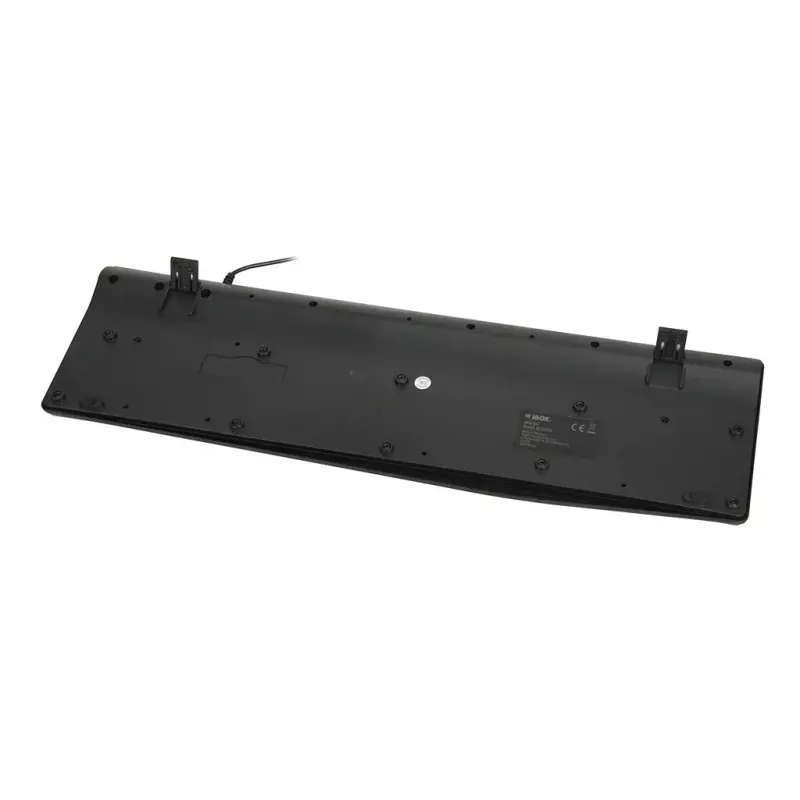 Tastiera USB con filo IBOX Eris IKC2010B – full-size 105 tasti, USB, resistente all'acqua, nero