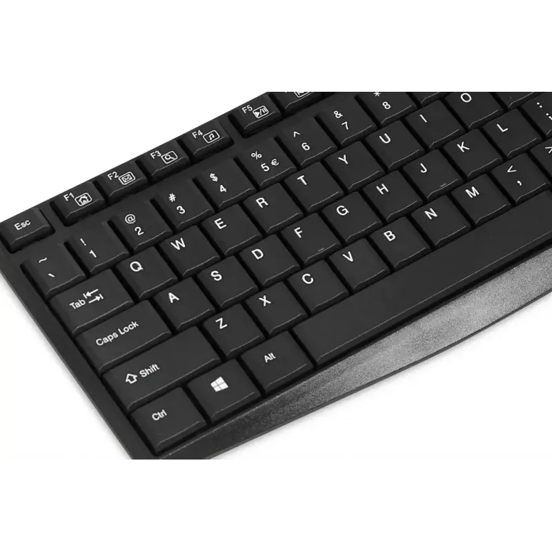 Tastiera USB con filo IBOX Eris IKC2010B – full-size 105 tasti, USB, resistente all'acqua, nero