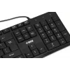 Tastiera USB con filo IBOX Eris IKC2010B – full-size 105 tasti, USB, resistente all'acqua, nero