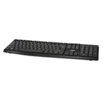Tastiera USB con filo IBOX Eris IKC2010B – full-size 105 tasti, USB, resistente all'acqua, nero