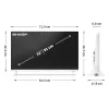 Sharp LC-32HF2265EW 81,3 cm (32 pollici) HD Smart TV WLAN bianco