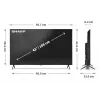 Sharp 43HL4265E TV 109,2 cm (43 pollici) 4K Ultra HD Smart TV Wi-Fi nero