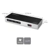 StarTech.com dock USB-C e USB-A - Dock dual-monitor 4K 60Hz DisplayPort + HDMI - Docking station ibrida USB 3.0 per laptop USB-C o USB-A - 6x USB Type-A, GbE - USB 3.1 Gen 1 - Mac/Windows